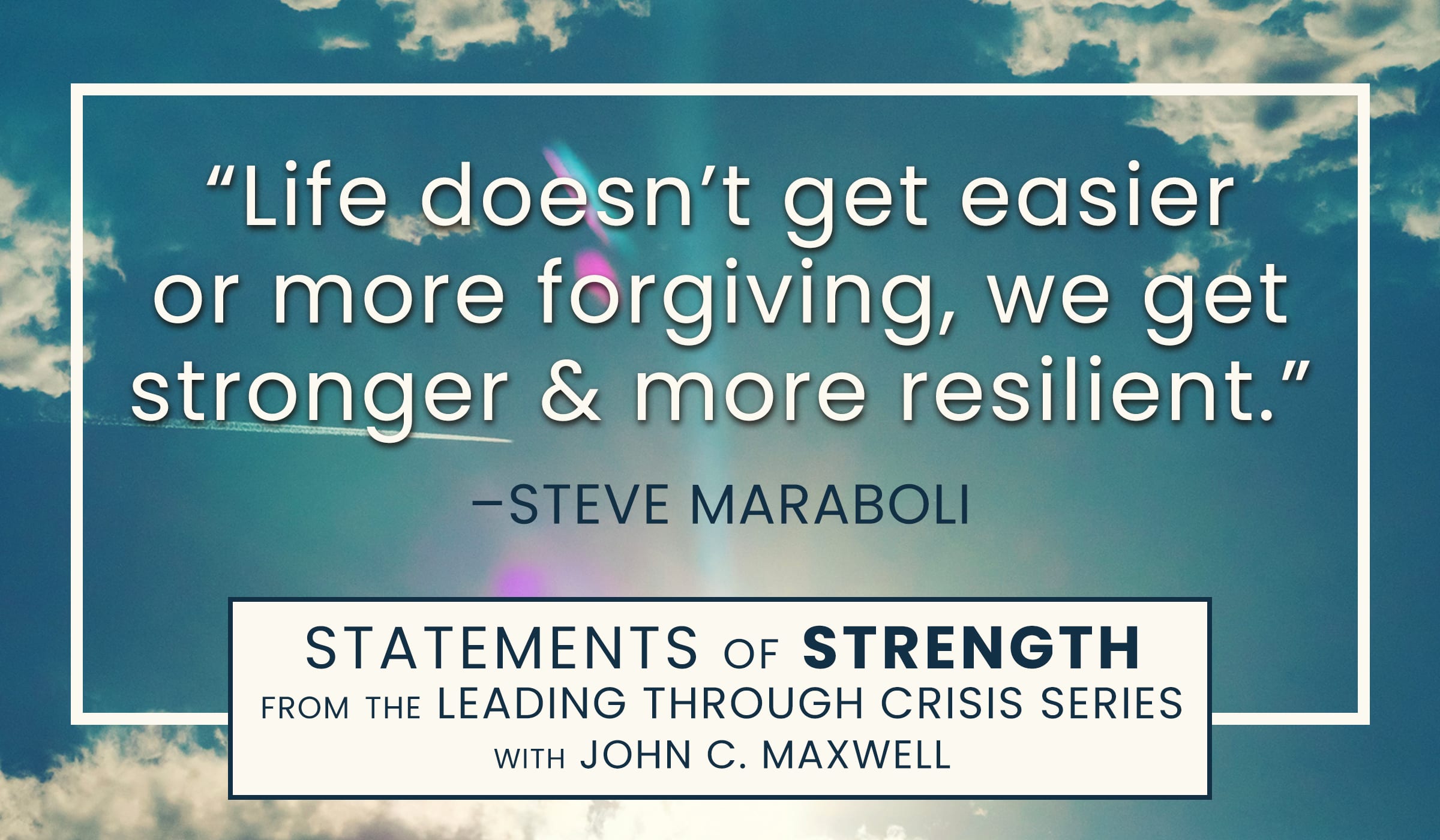image of quote picture with qoutation by steve maraboli on resilience