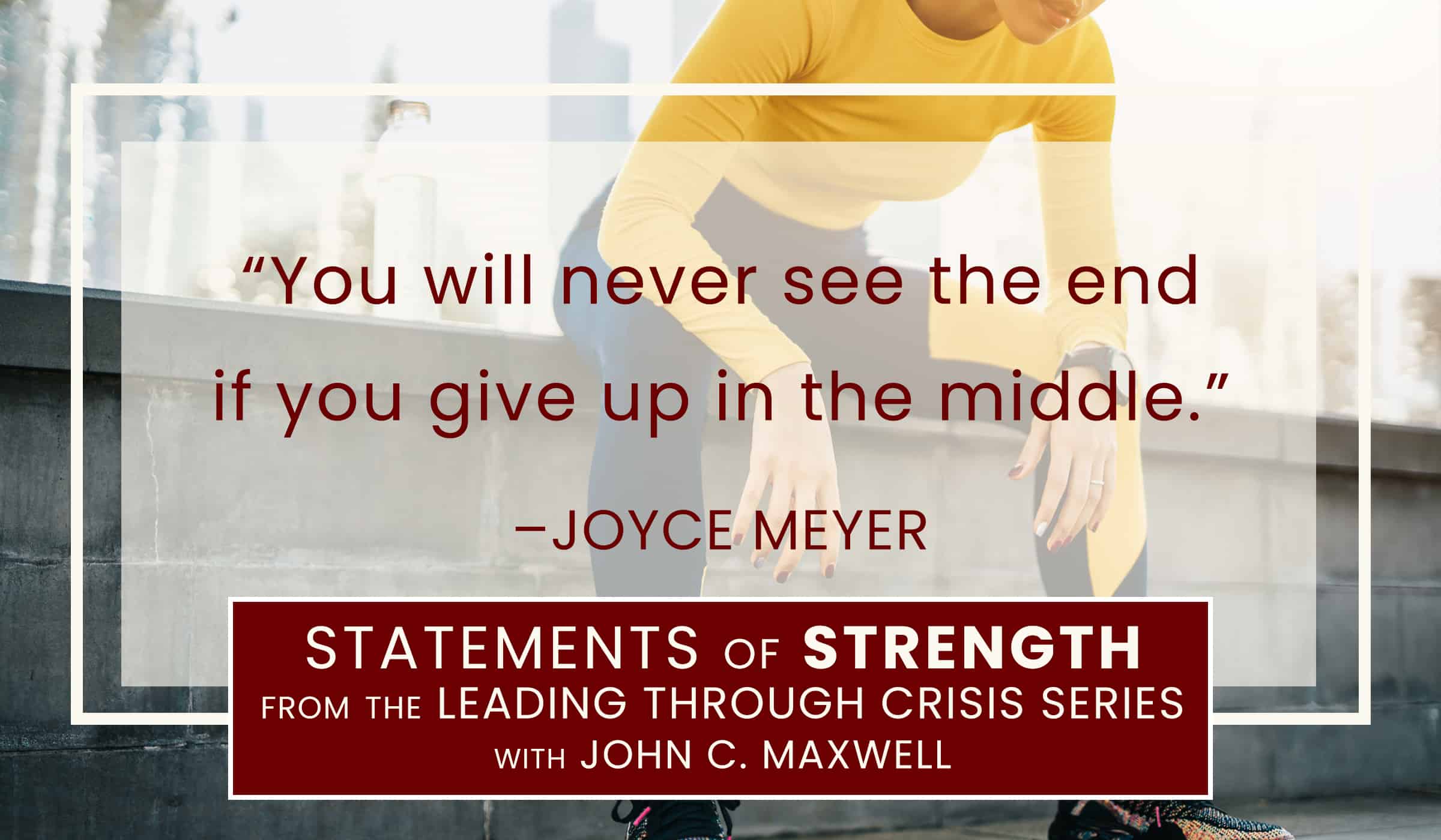 image of quote text with quotation by joyce meyer